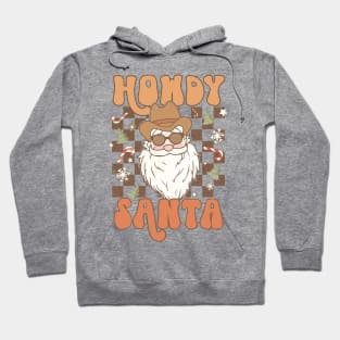 Howdy Santa Cowboy santa Hoodie